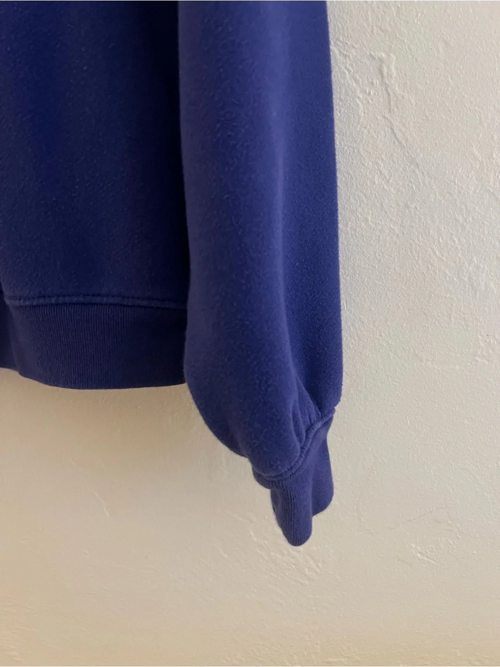 J. Crew Women's Cobalt Blue Shoulder-Button Pullover Sweatshirt